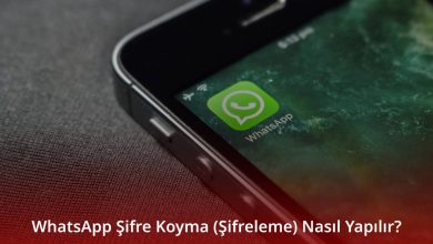 WhatsApp Şifre Koyma