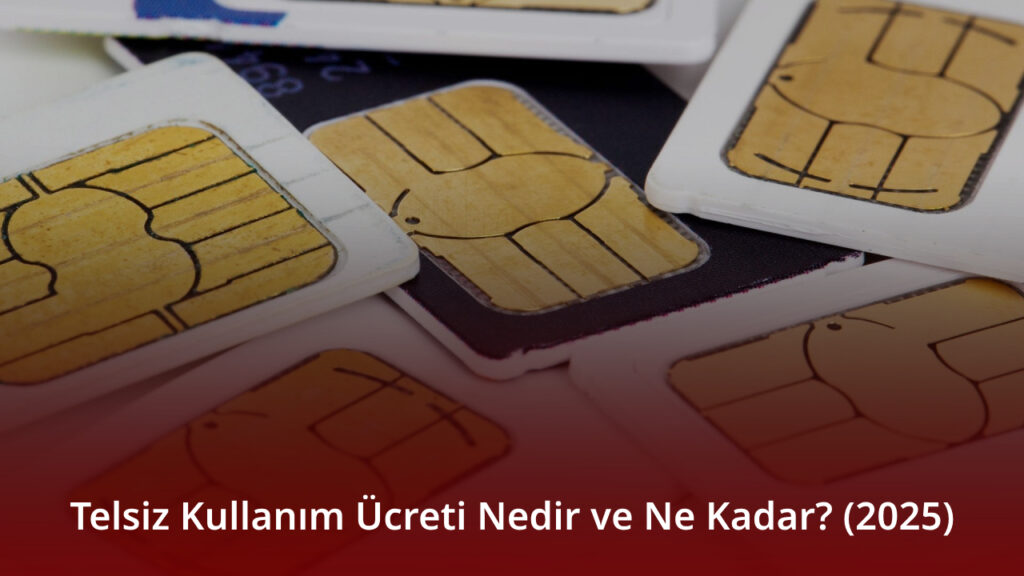 Telsiz Kullanım Ücreti 