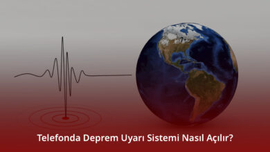 Telefonda Deprem Uyarı Sistemi Nasıl Açılır