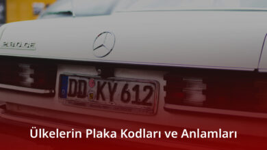 Ülkelerin Plaka Kodları ve Anlamları