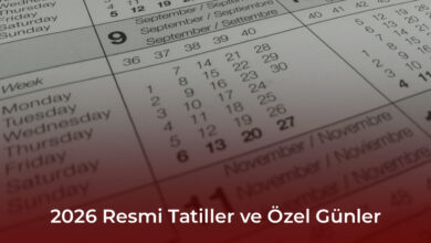2026 Resmi Tatiller ve Özel Günler
